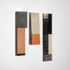 Black Tree City, Paul Furneaux, Abstract Geometric Wall Sculpture