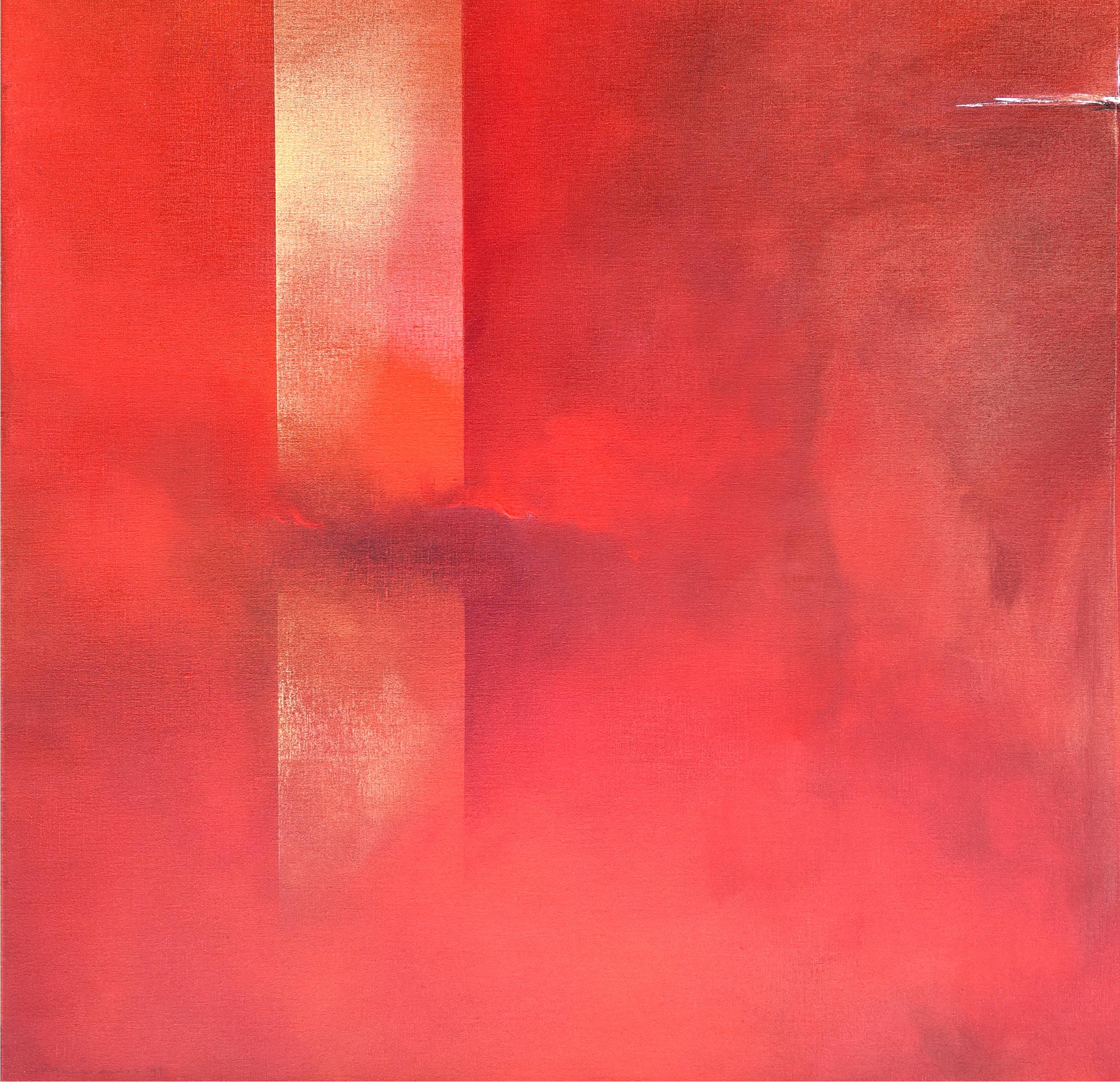 famous red abstract painting