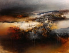 Grand Contraste Horizontal, Contemporary Abstract Oil Painting