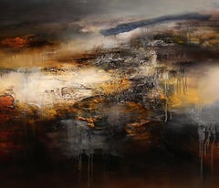 Grand Contraste Horizontal, Contemporary Abstract Oil Painting