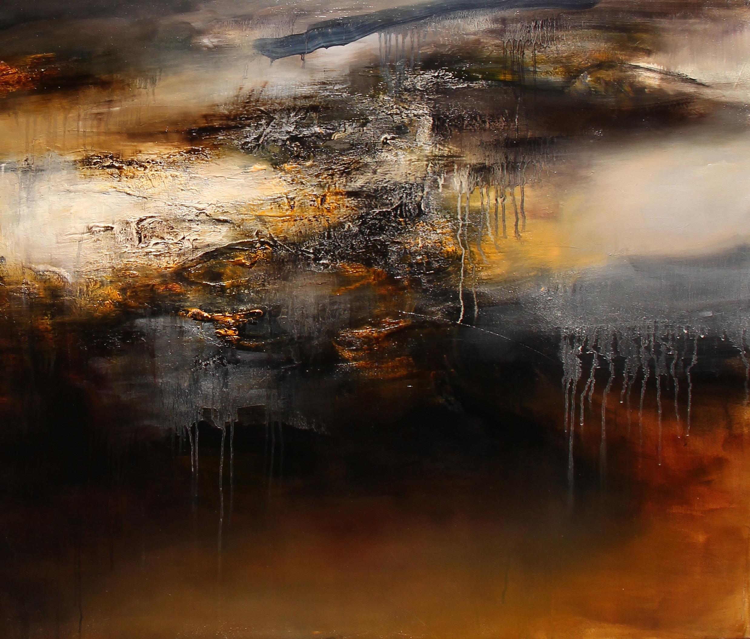 Grand Contraste Horizontal, Contemporary Abstract Oil Painting 2