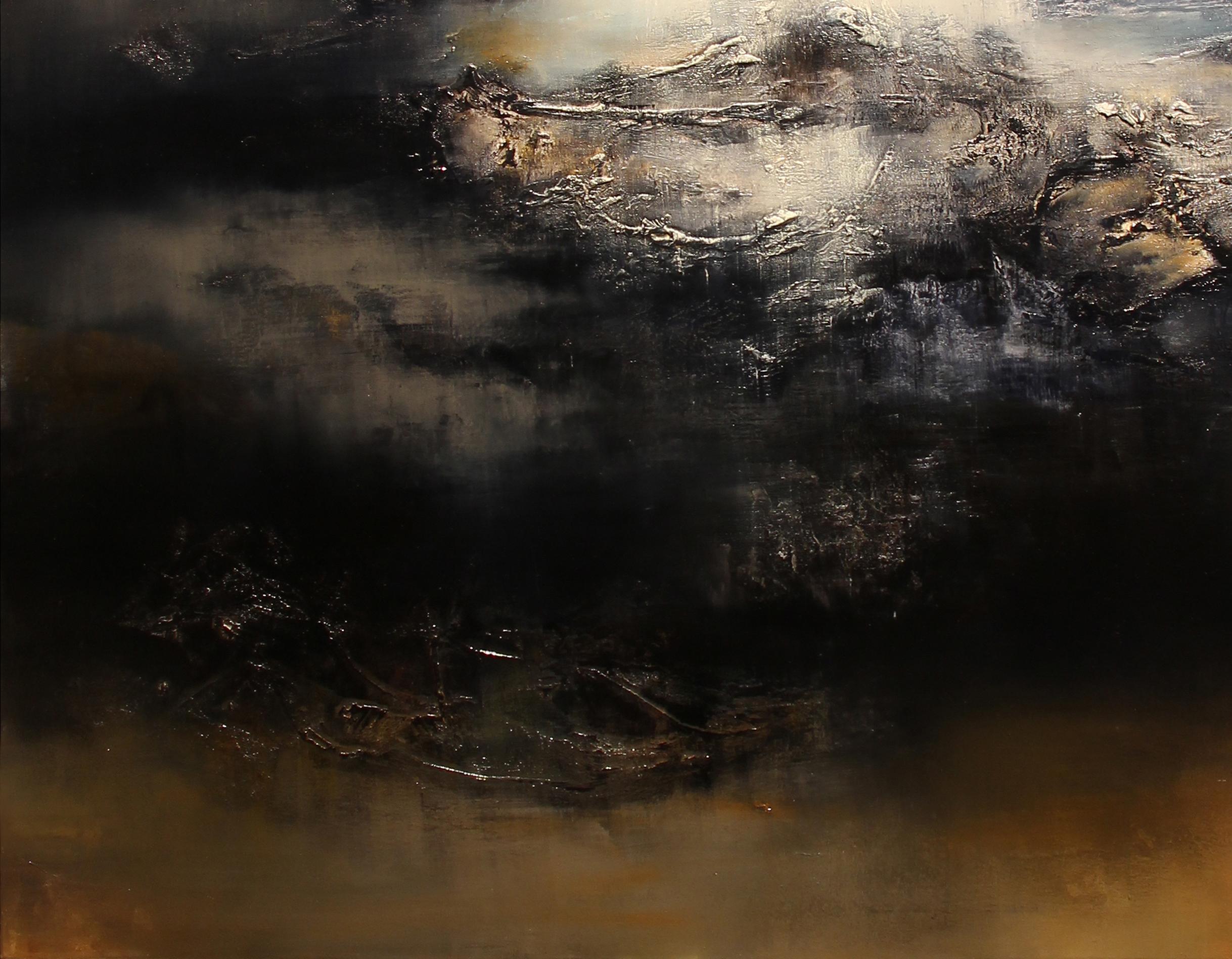 Le Gris, Contemporary Abstract Oil Painting 1