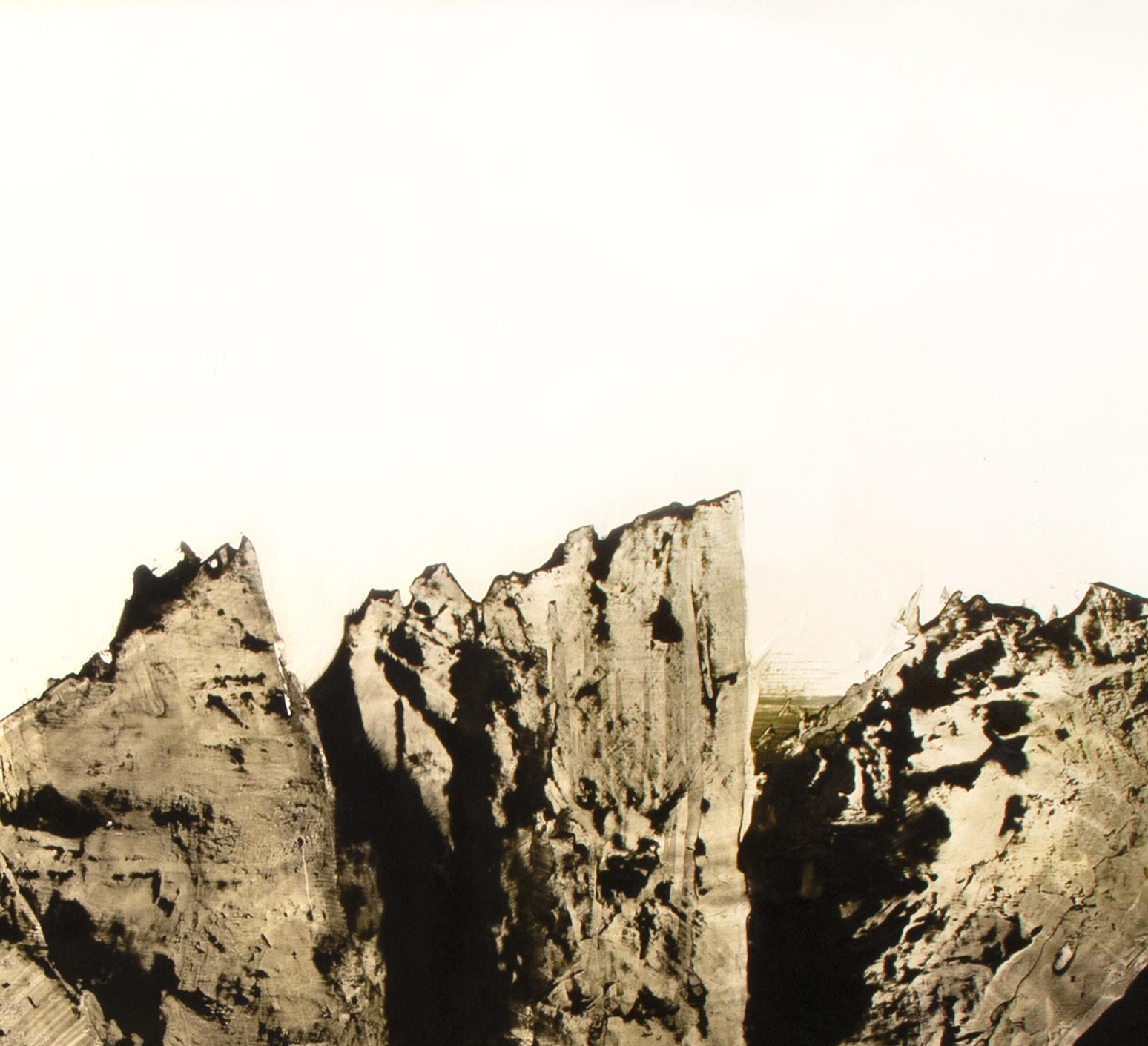 White VH II, Contemporary Abstract Oil Painting 1
