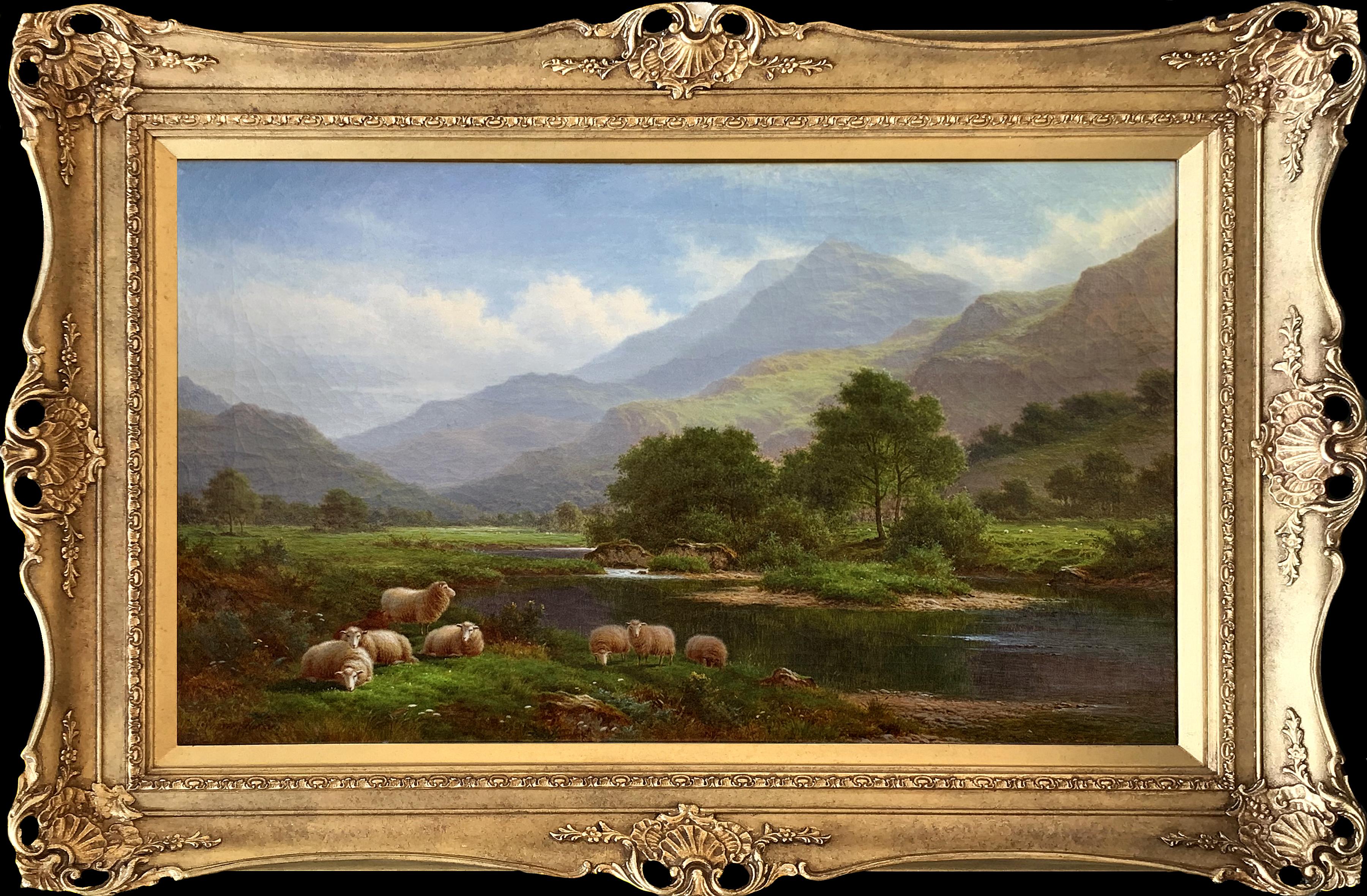 Walter J. Watson Animal Painting - On the Llugwy, North Wales