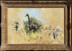 Études de zèbre et de girafe
