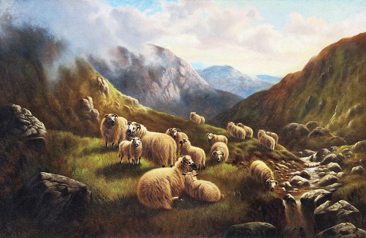 Lyon: „Glen Glen“ – Painting von William Perring Hollyer