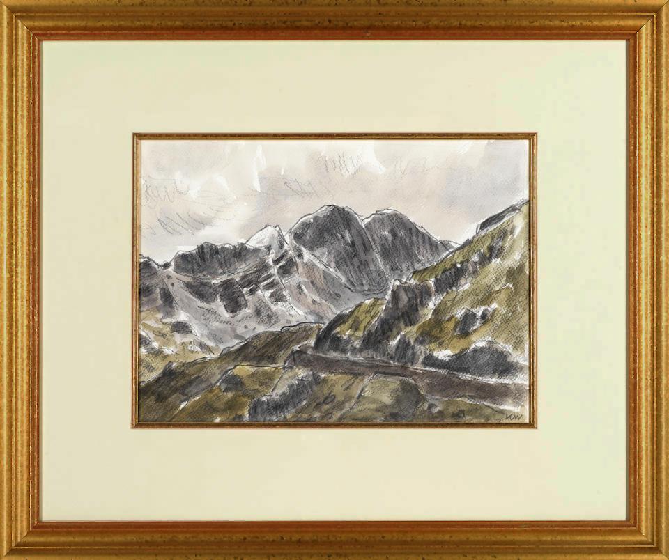Sir John Kyffin Williams OBE, RA Landscape Art – Y Lliwedd