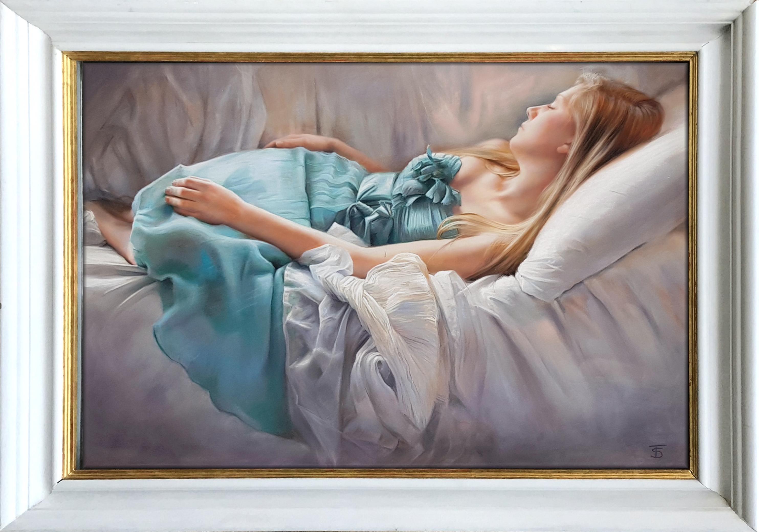 Tina Spratt Portrait Painting - Sweet Dreams