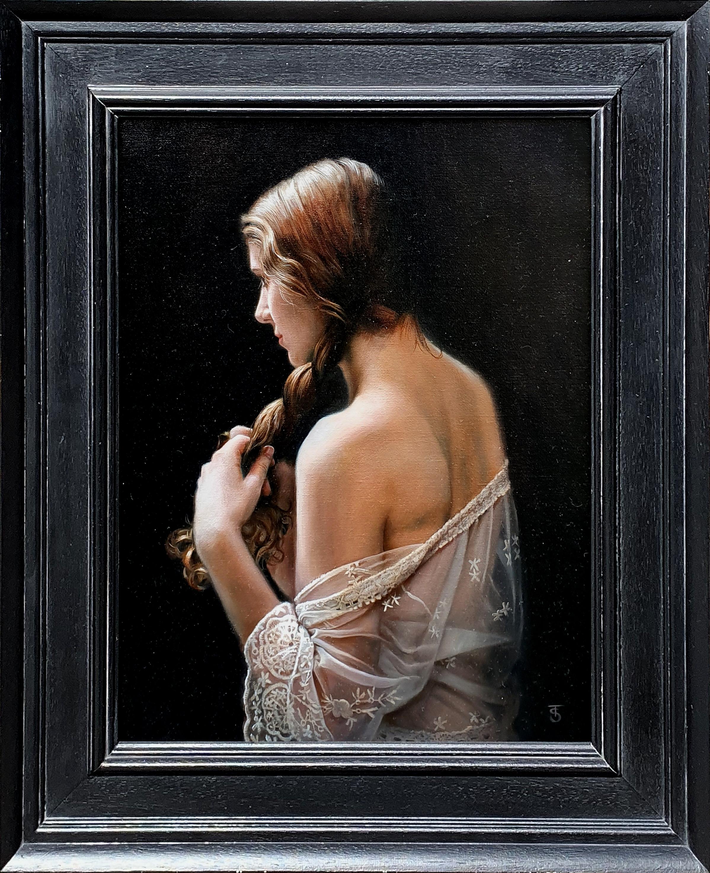 Tina Spratt Portrait Painting - Serene