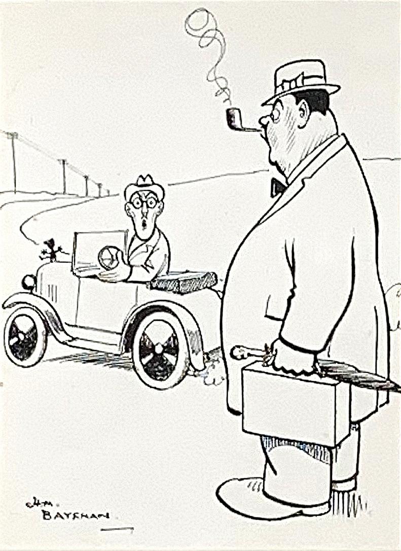 Surprise for Motorist - Lift? What, in that? - Art by Henry Mayo Bateman