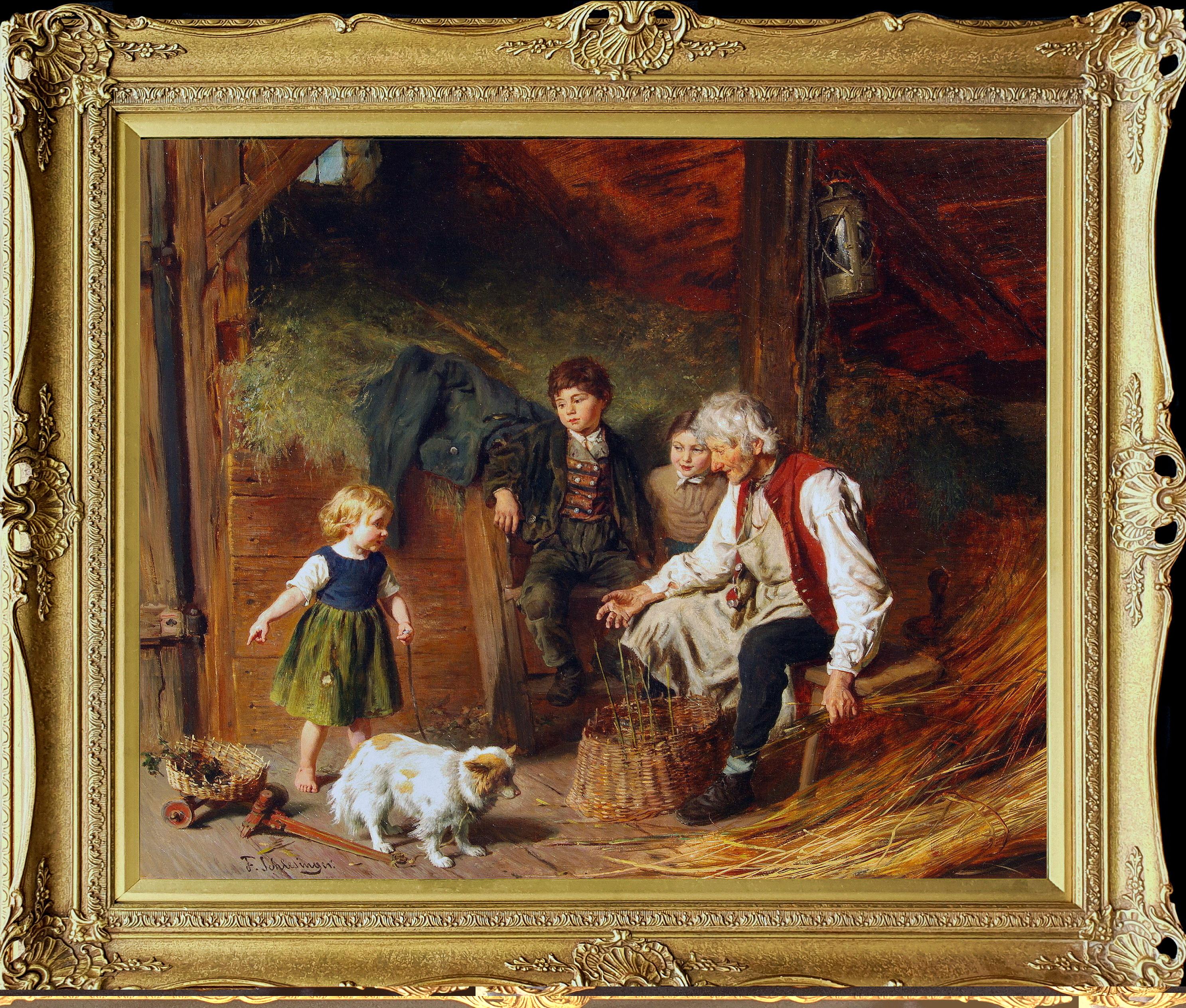 Interior Painting Felix Schlesinger - Visiter l'atelier de Grandpa's