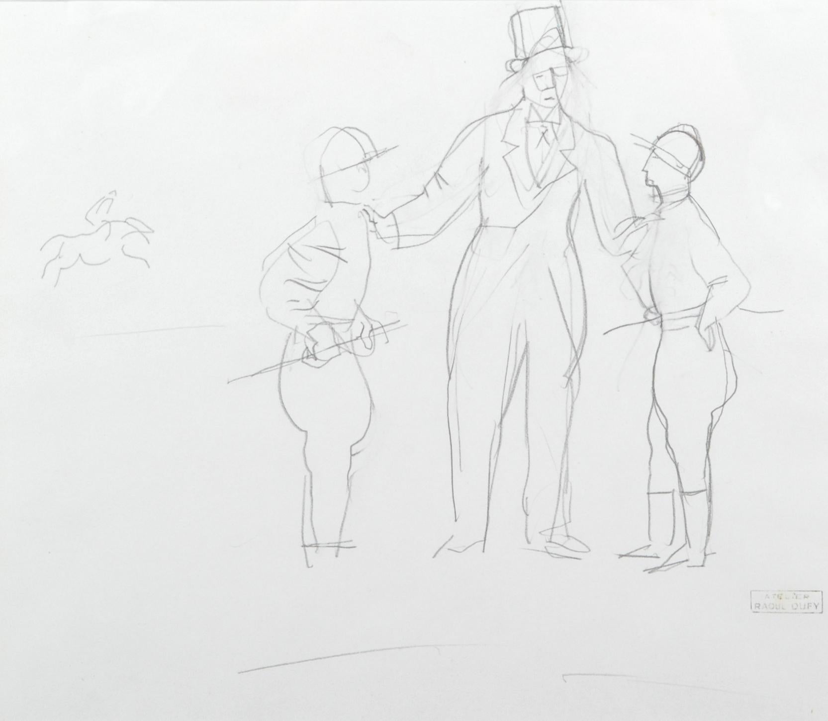 Turfistes et Jockeys - Art by Raoul Dufy