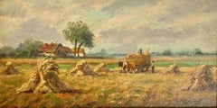 The Harvest, Impressionist Haystack 19th Century