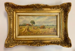 The Harvest, Impressionist Haystack 19th Century