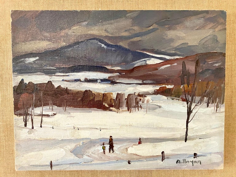 Alden Bryan Vermont Winter Landscape at 1stDibs