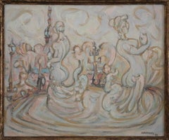 Andre Lauran, Oil on Canvas, Place de la Concorde