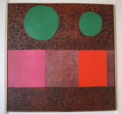 Elaine Kaufman Feiner, Abstract Oil on Canvas, Hudson I