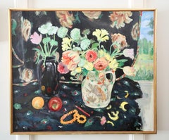 Alice Forman, Floral Still Life, "Ranunculus", Oil on Canvas