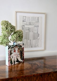 Salvatore Grippi, Ink and Pencil Drawing, Paper Bags