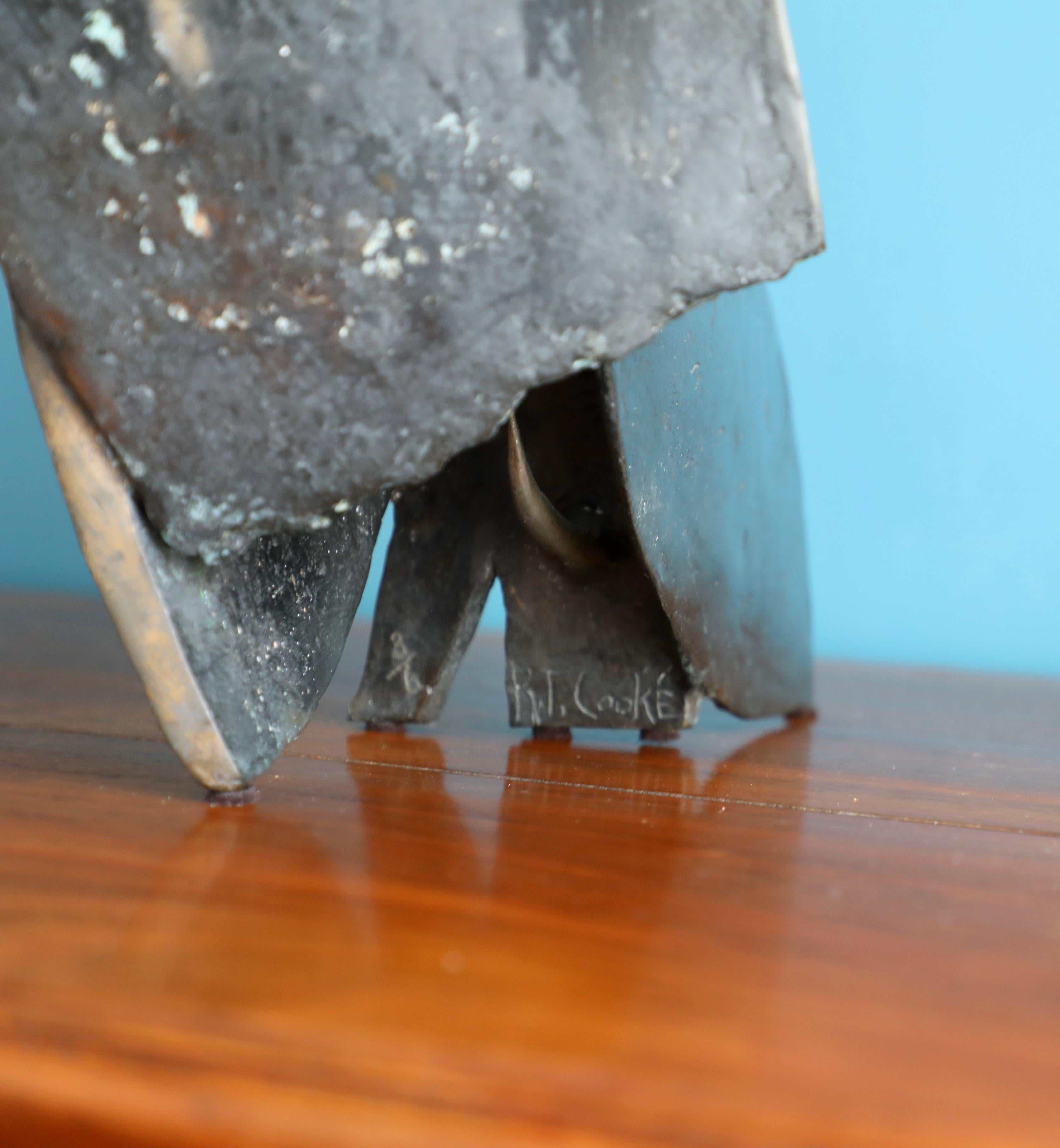 Robert Cooke, Abstract Bronze Sculpture (20th century) For Sale 2