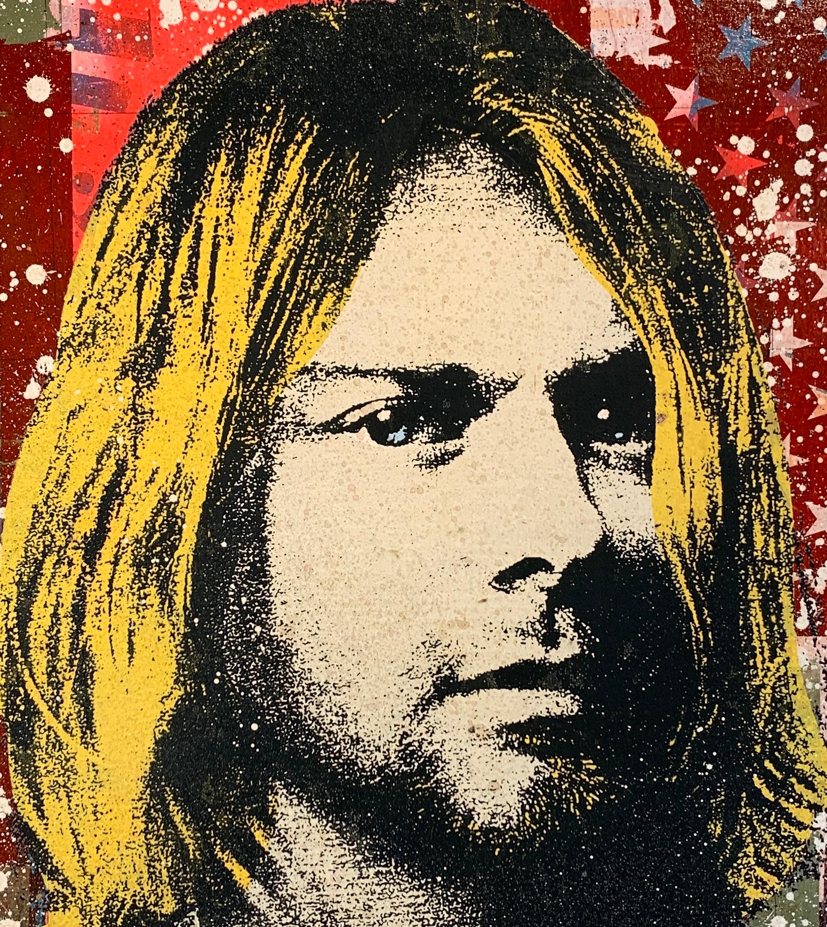 kurt cobain painting varnish