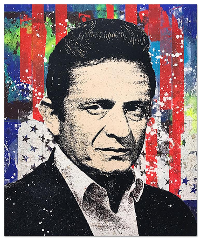 johnny cash pop art