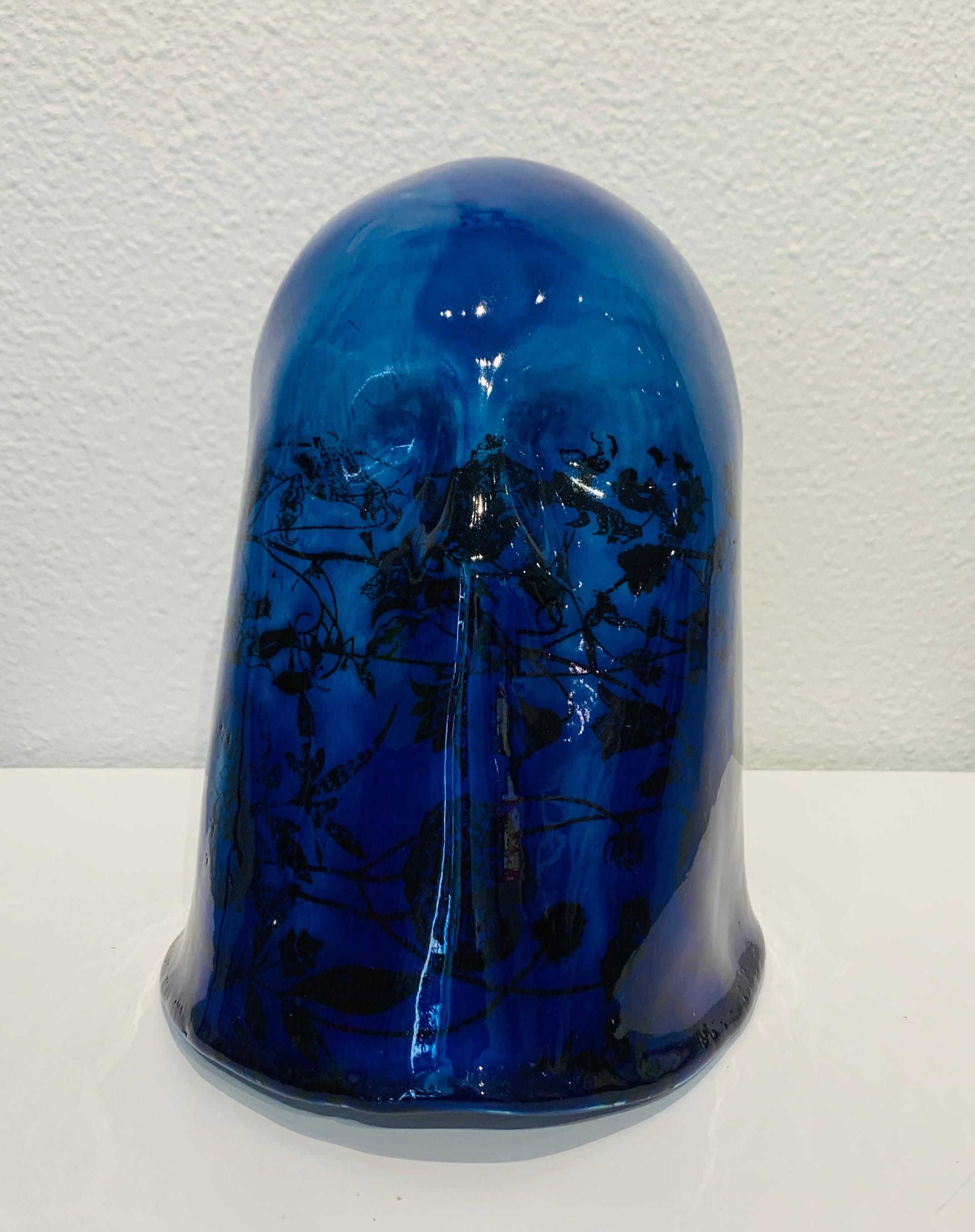 Cobalt Veil - Contemporary Sculpture by Chloe Rizzo