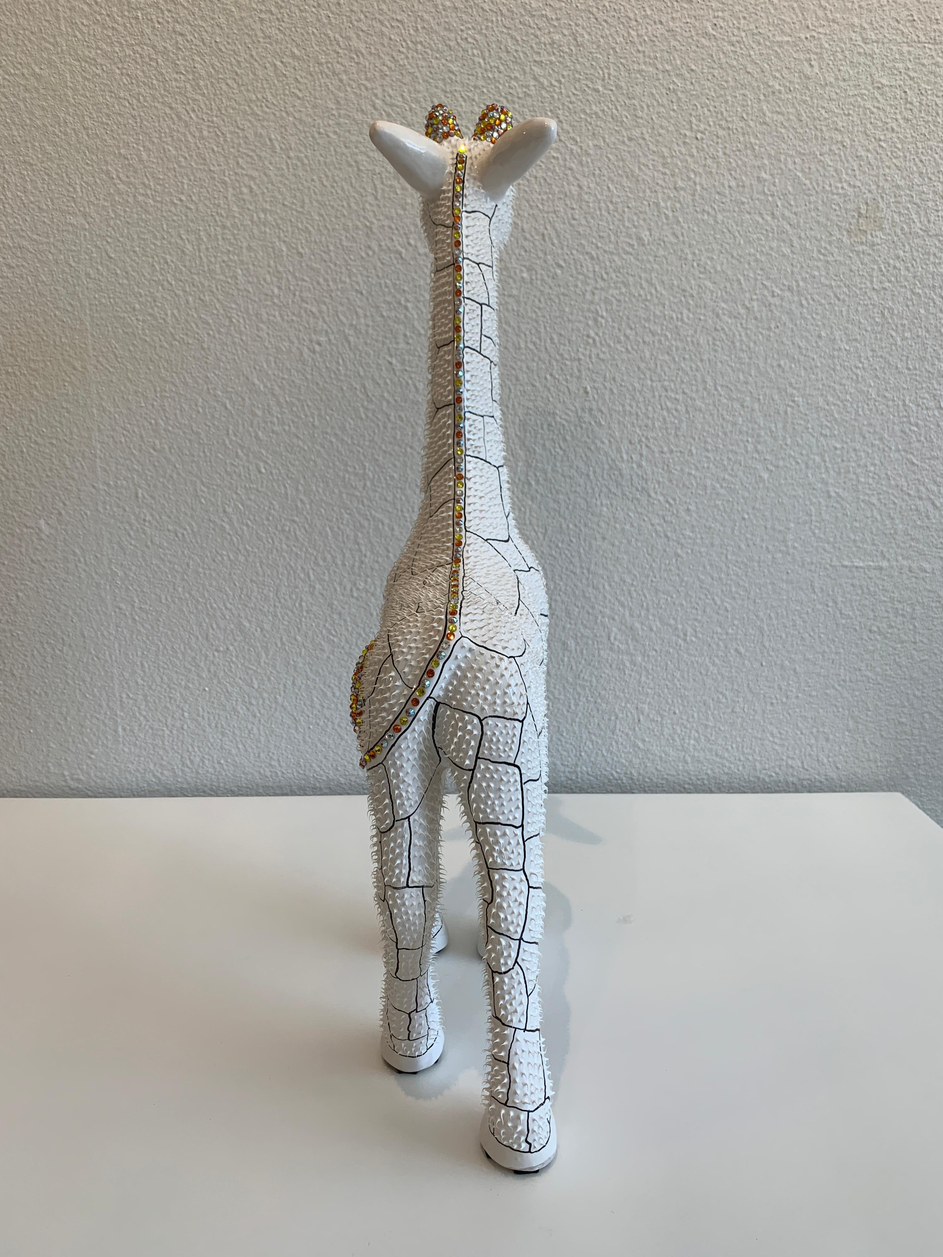 swarovski crystal giraffe