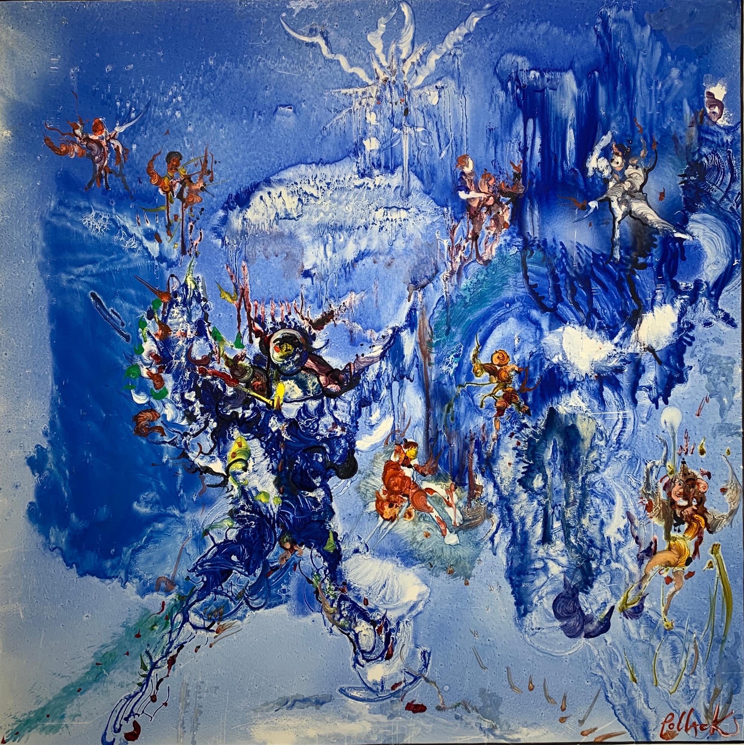 Reginald Pollack Figurative Painting - Cloudscape III