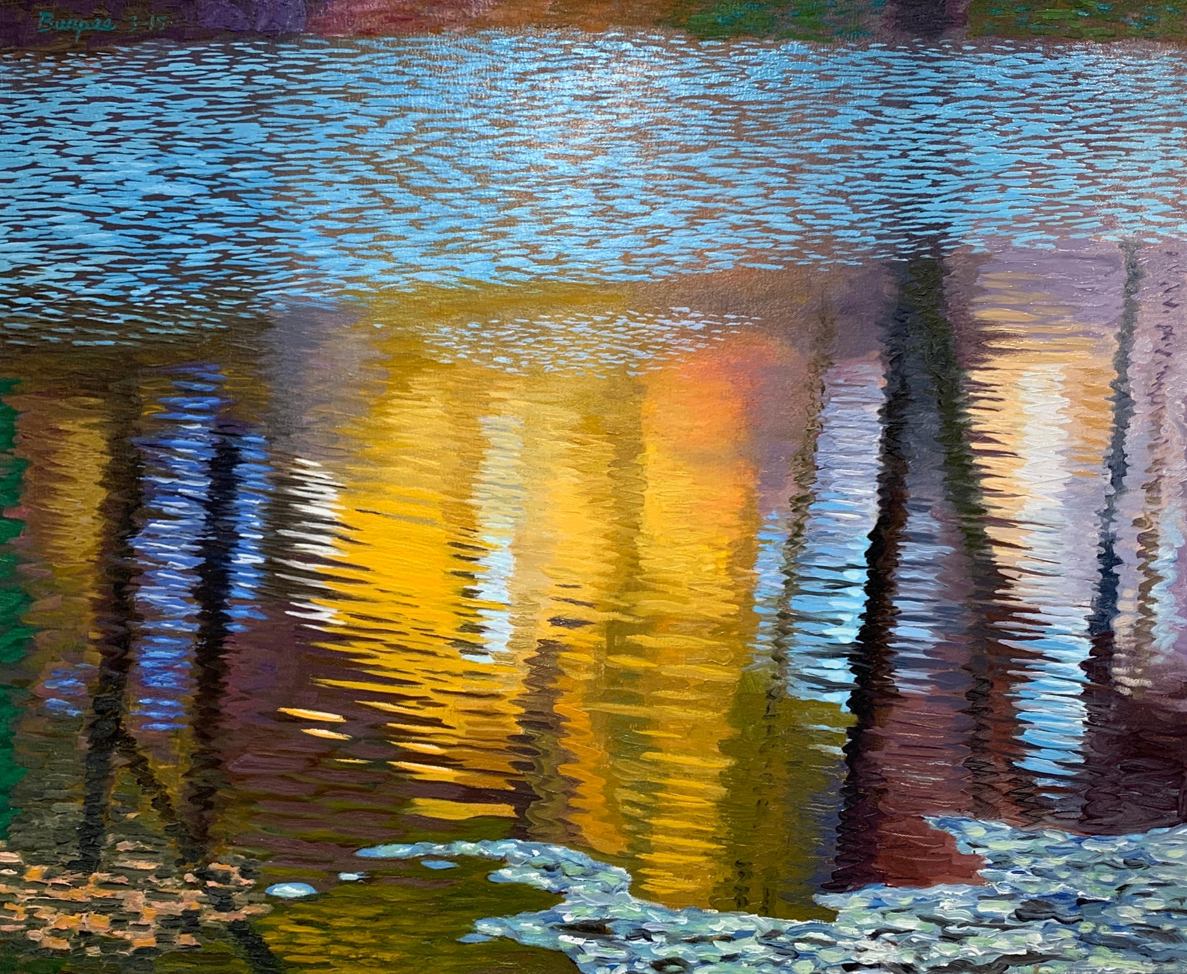 Creek Breeze - Painting by James Burpee