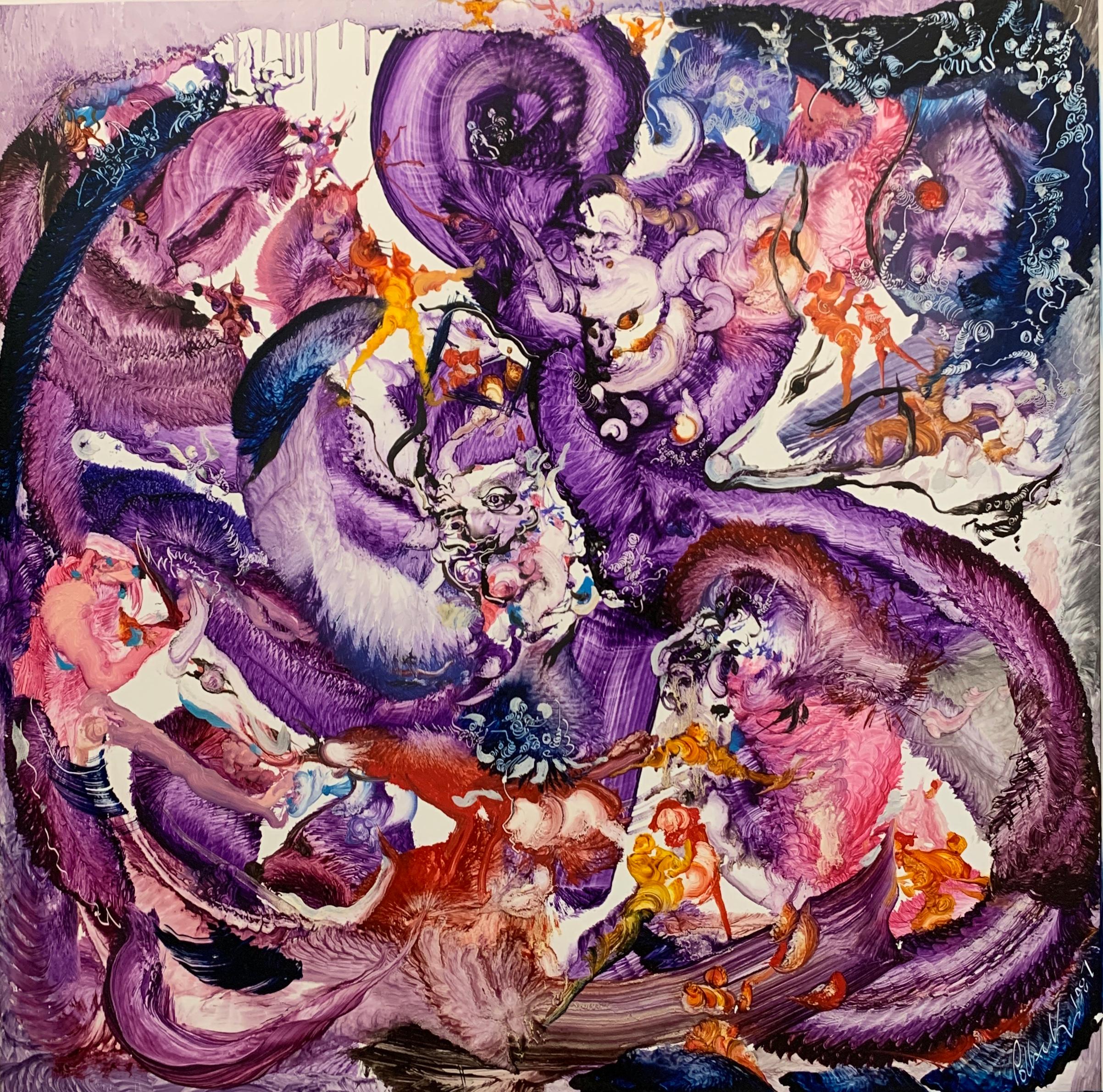"Year of Emotion" Reginald Pollack Abstract Expressionist Oil on Masonite Purple Palm Springs Abstract Expressionist

Main Colors: Purple

Oil on Masonite painting by late American Artist Reginald Pollack.  It has a 1/4" to 3/8" white masonite