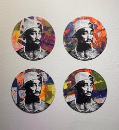 Tupac Shakur Vinyl 1-10 Greg Gossel Pop Art LP Record (Singles & Sets Available)