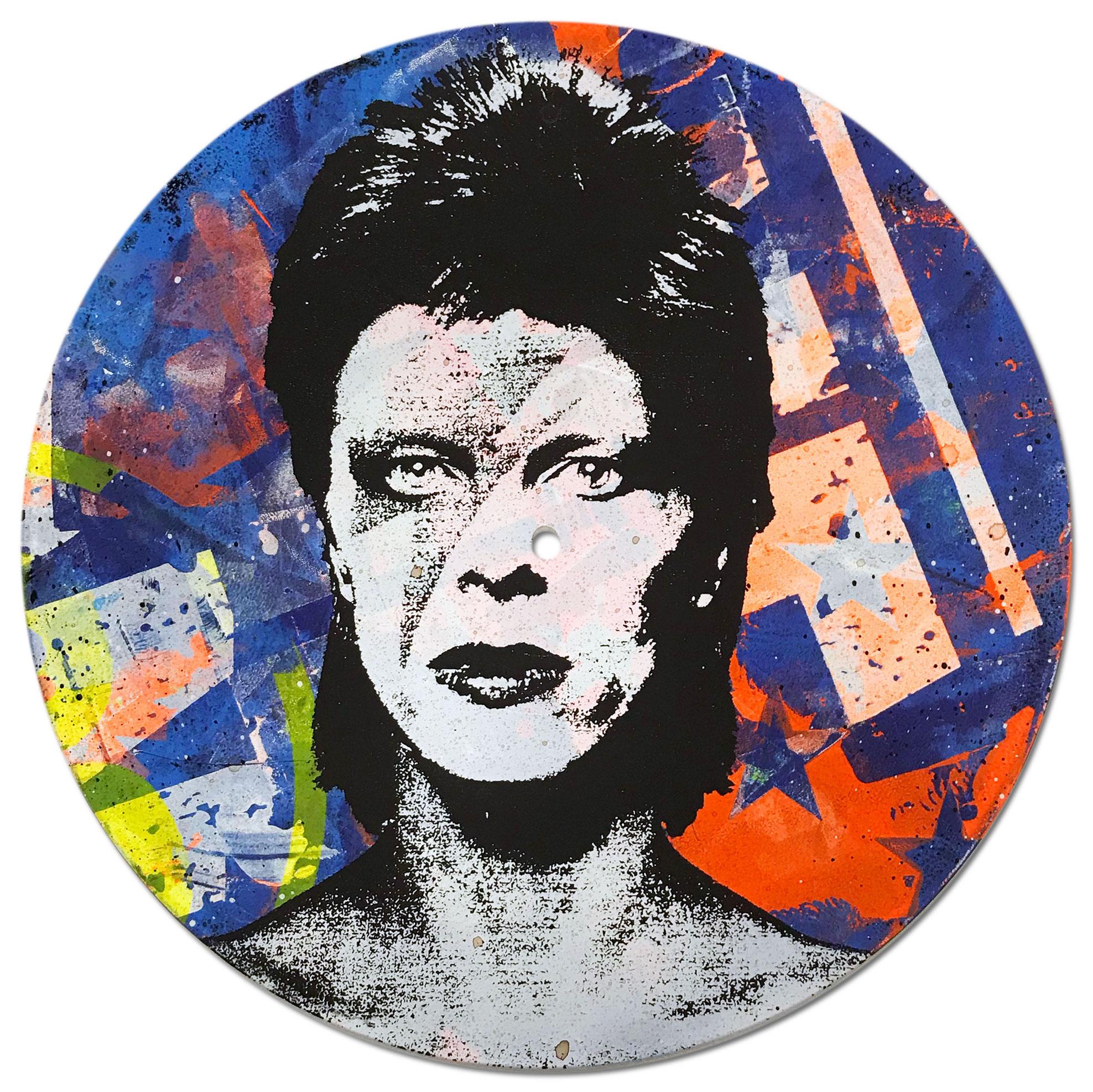David Bowie Vinyl 1-10, Greg Gossel Pop Art LP Record (Singles & Sets Available) For Sale 5