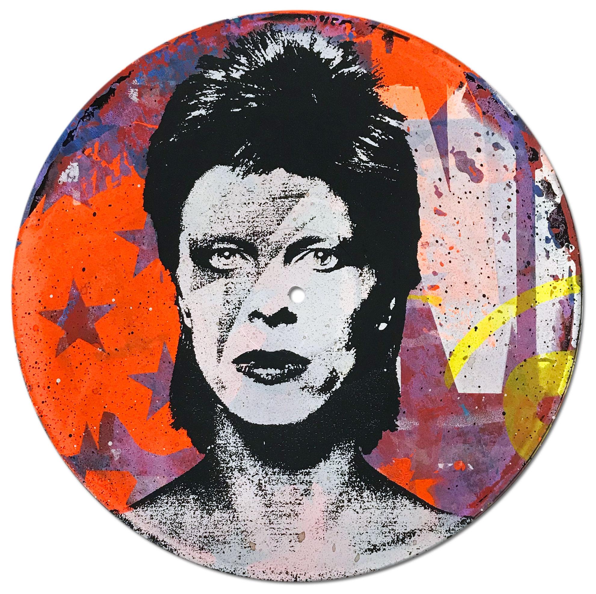 David Bowie Vinyl 1-10, Greg Gossel Pop Art LP Record (Singles & Sets Available) For Sale 6