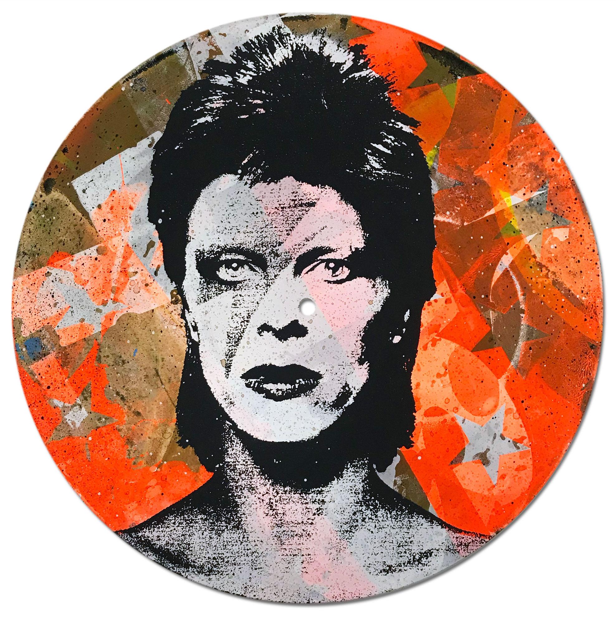 David Bowie Vinyl 1-10, Greg Gossel Pop Art LP Record (Singles & Sets Available) For Sale 8