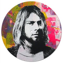 Kurt Cobain Vinyl 1-10, Greg Gossel Pop Art LP Record (Singles & Sets Available)