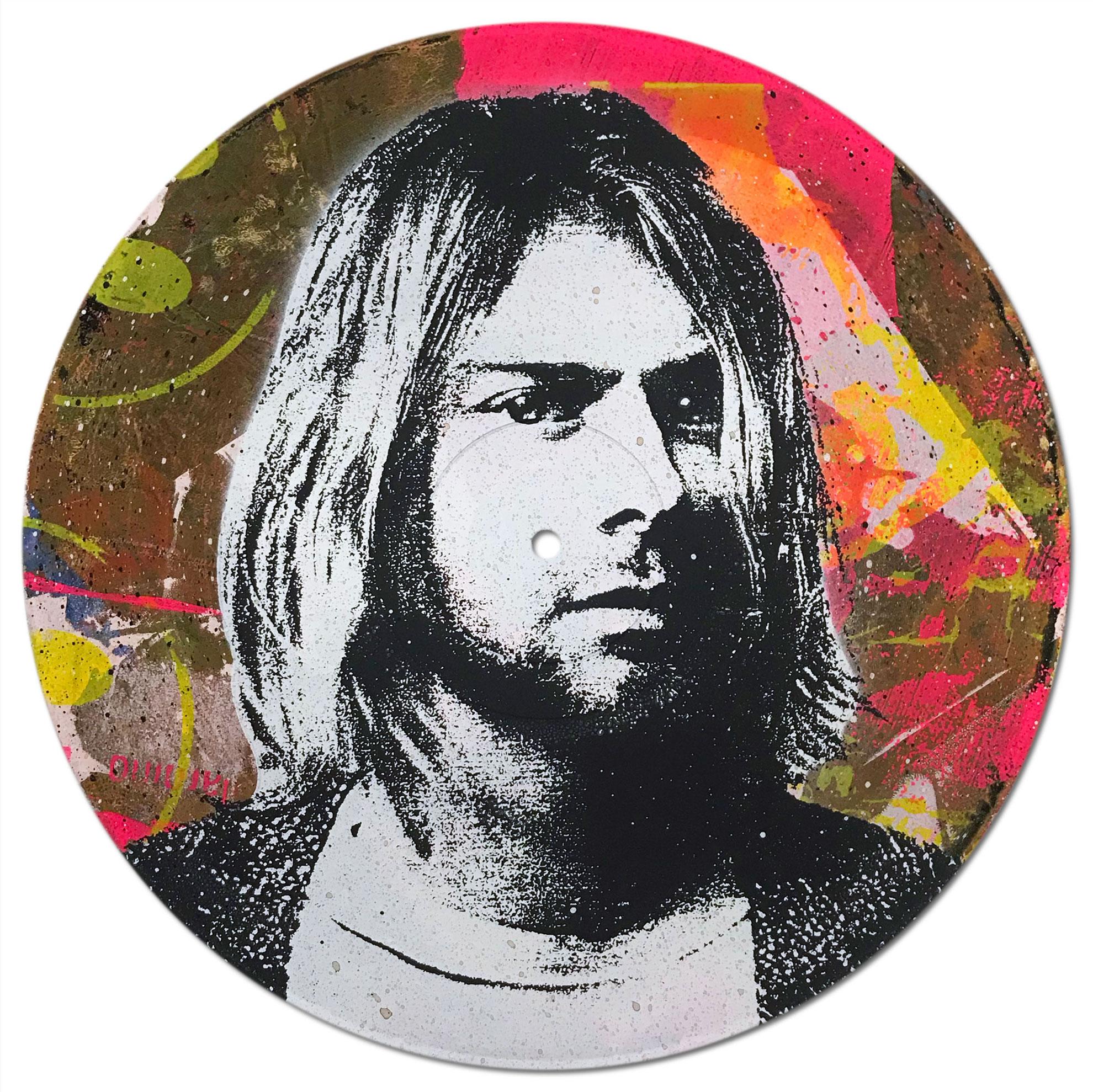 Kurt Cobain Vinyl 1-10, Greg Gossel Pop Art LP Record (Singles & Sets Available) For Sale 7