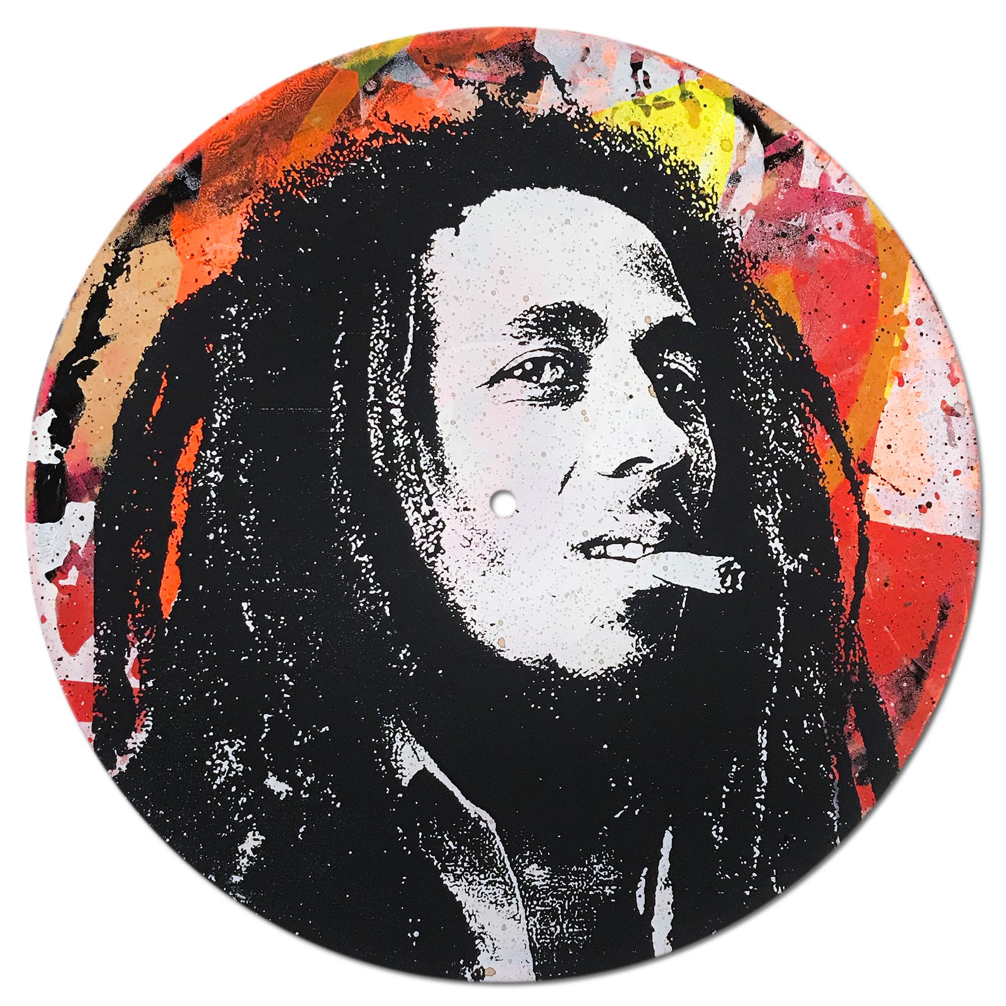 Bob Marley Vinyl 1-10, Greg Gossel Pop Art LP Record (Singles & Sets Available) For Sale 3