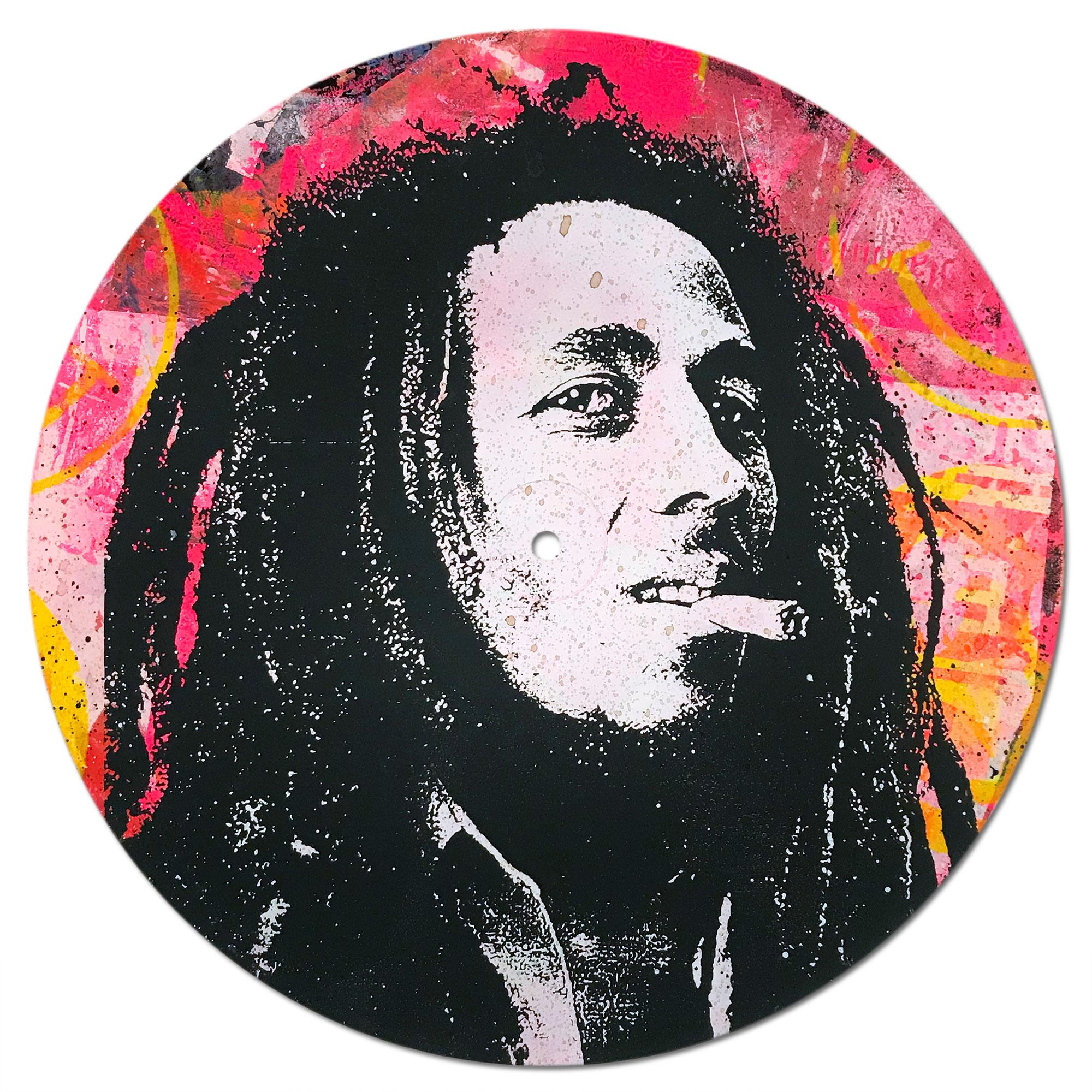 Bob Marley Vinyl 1-10, Greg Gossel Pop Art LP Record (Singles & Sets Available) For Sale 2