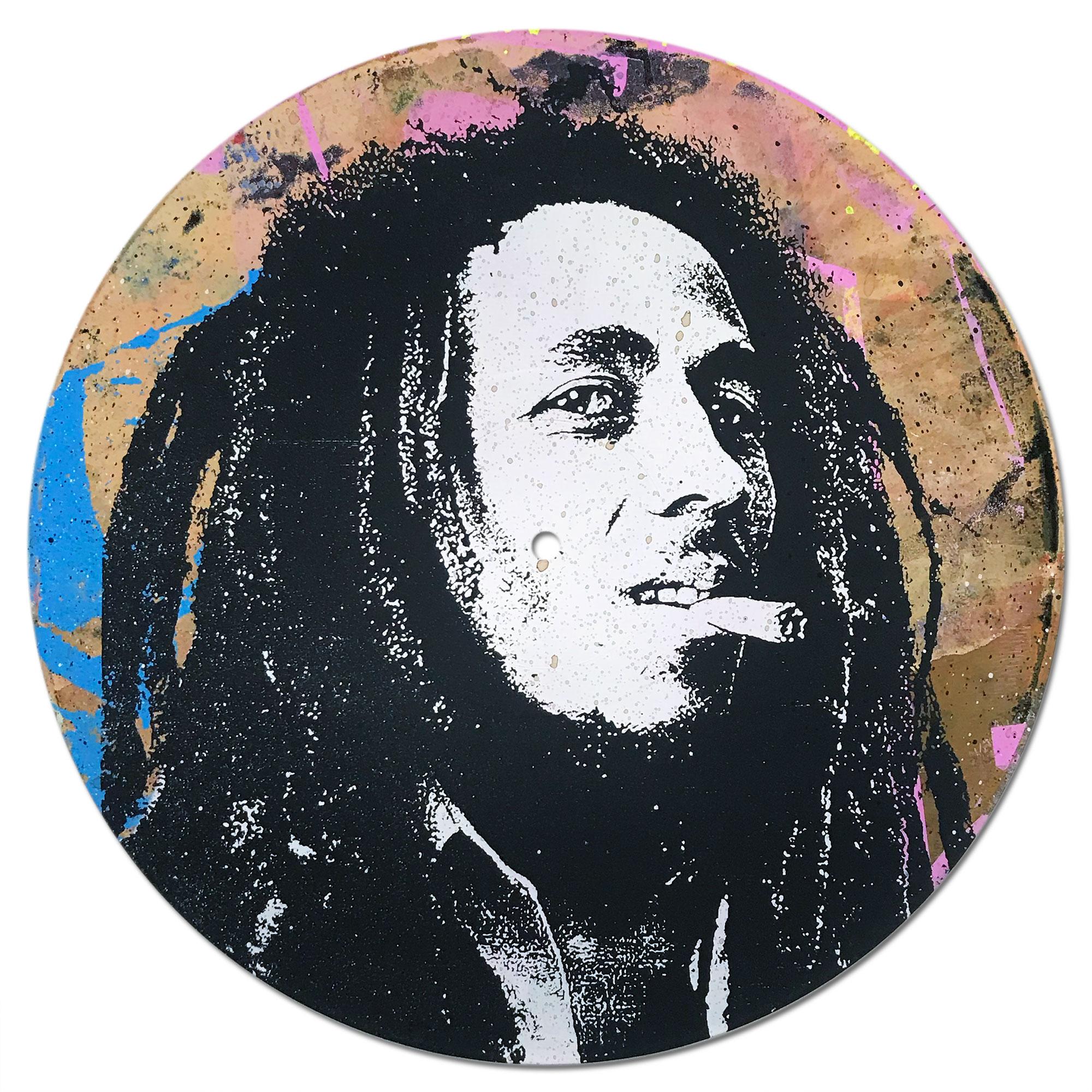 Bob Marley Vinyl 1-10, Greg Gossel Pop Art LP Record (Singles & Sets Available) For Sale 4