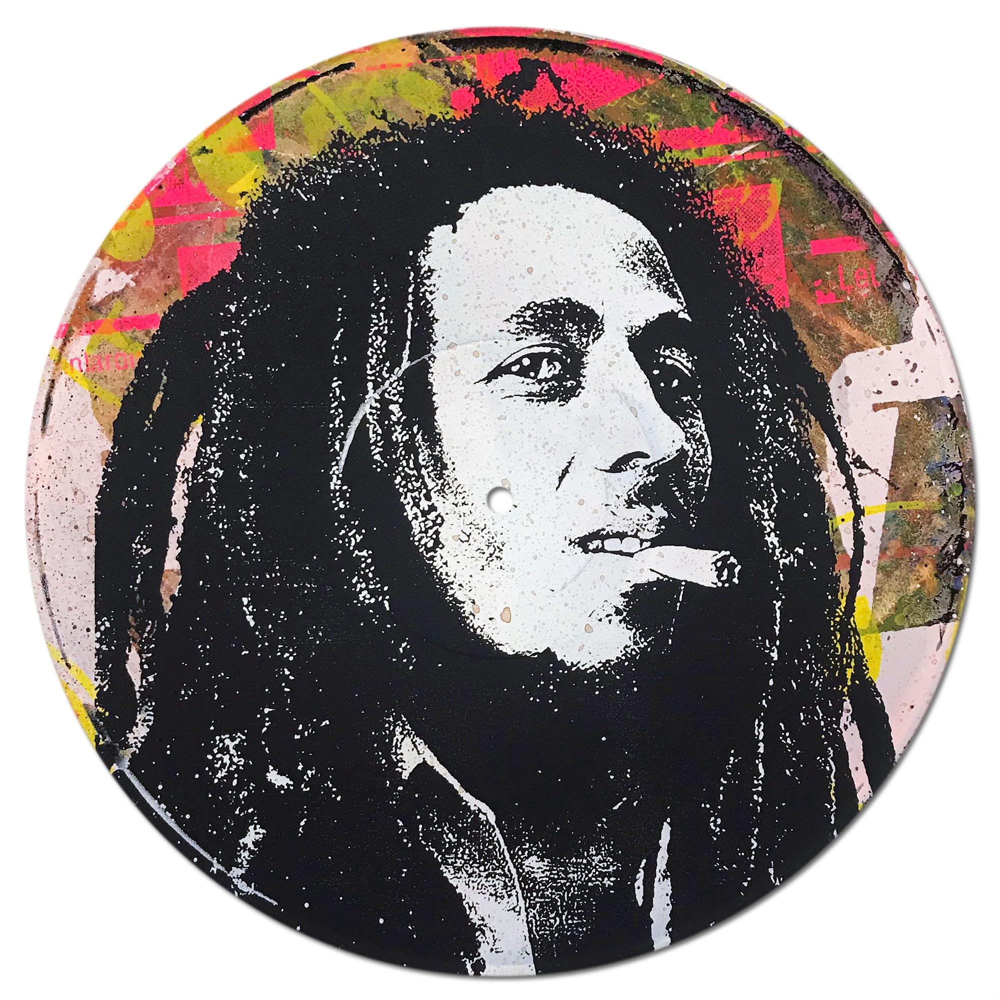 Bob Marley Vinyl 1-10, Greg Gossel Pop Art LP Record (Singles & Sets Available) For Sale 6