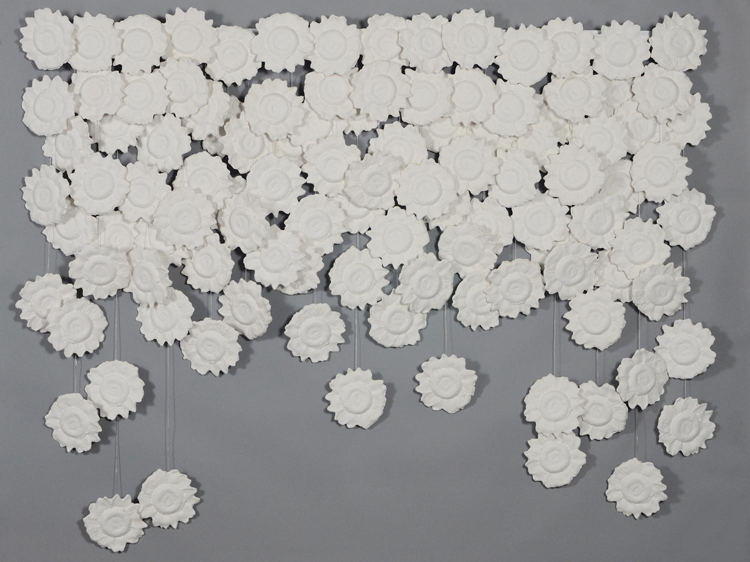 Joe Davidson Abstract Sculpture – Sonnenblumen-Bouquet-Skulptur ohne Titel