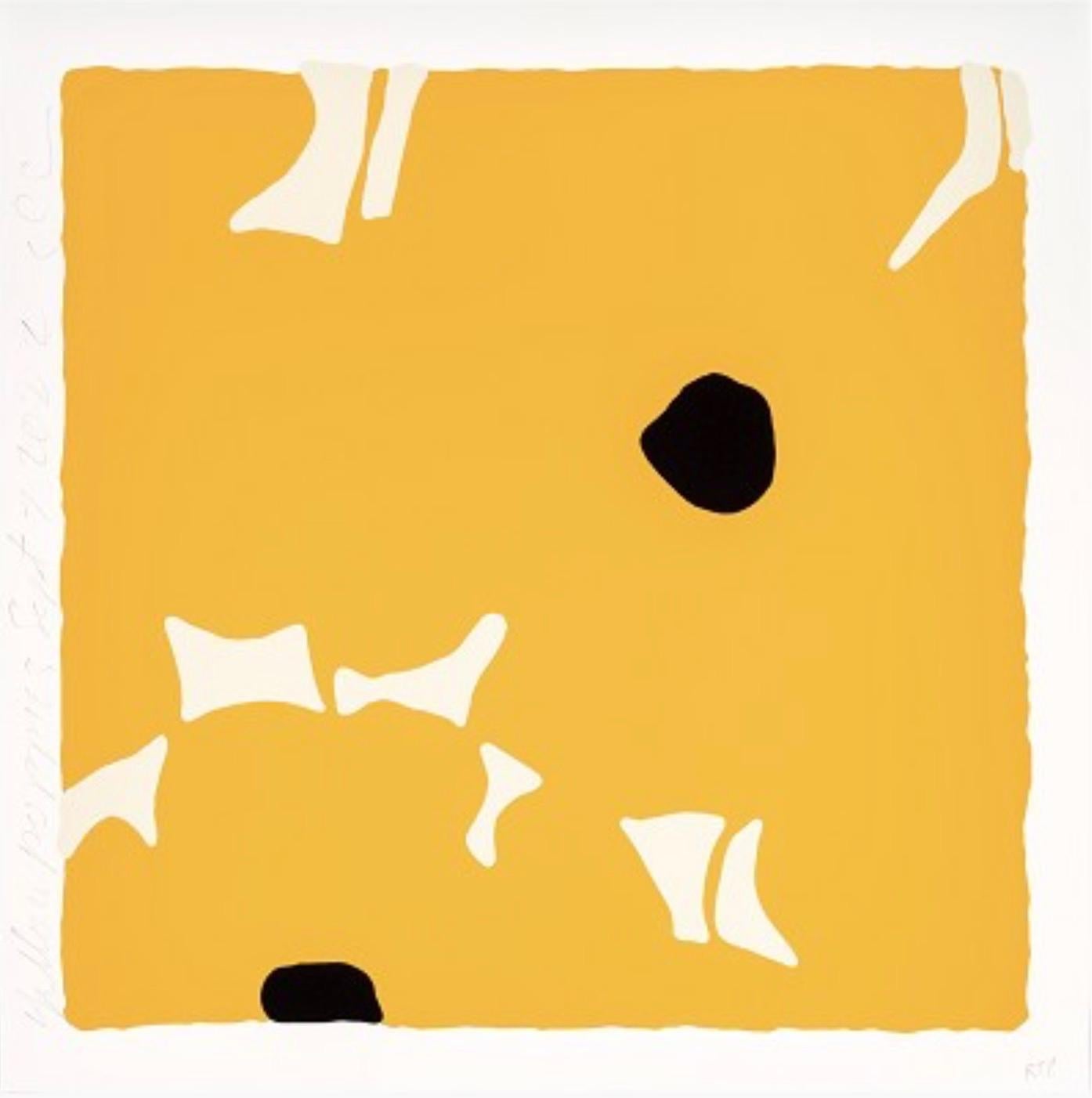 Animal Print Donald Sultan - Poppies jaune, 7 septembre 2022 (Éd. 22/50)