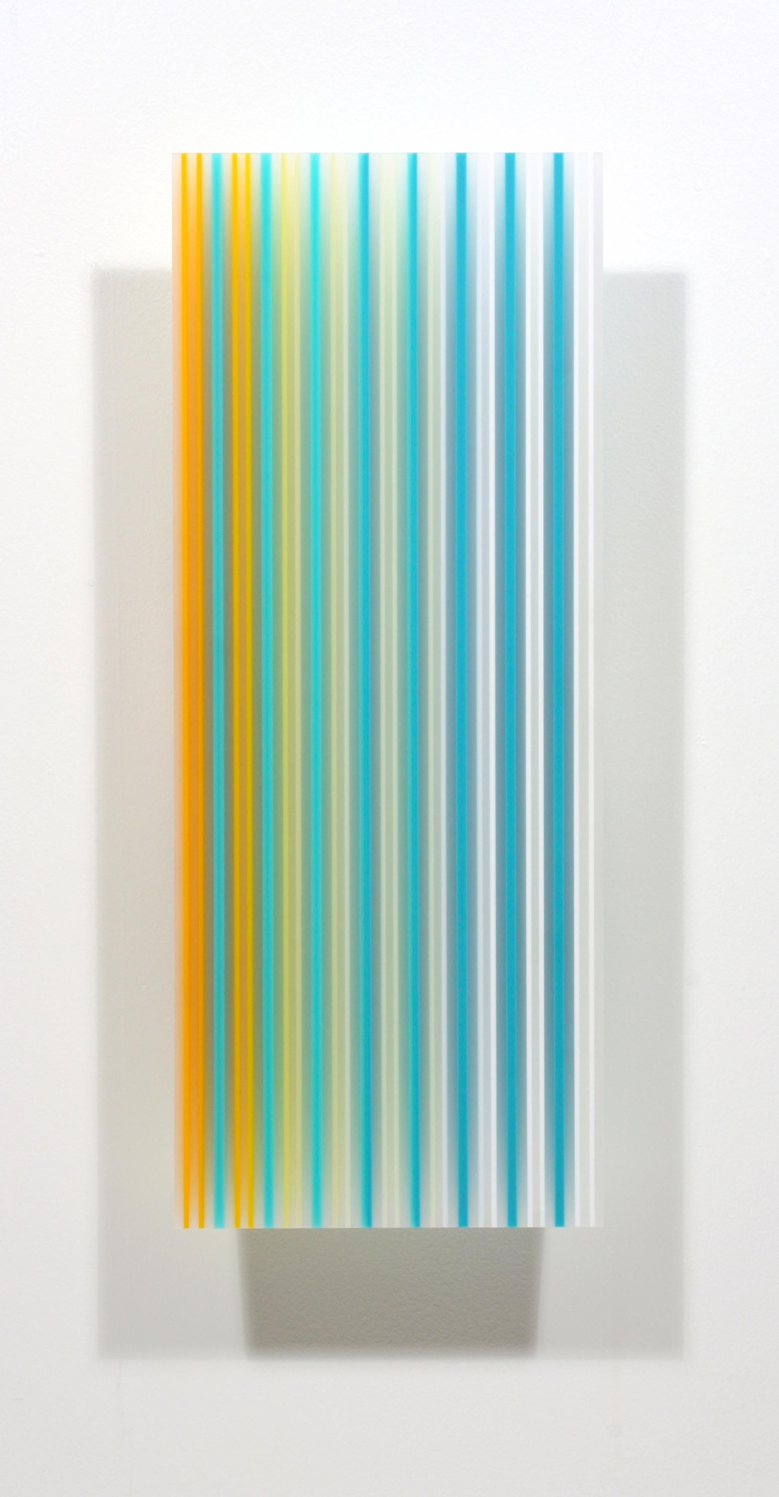 Eric Zammitt Abstract Sculpture - 90 To Shore Yellow