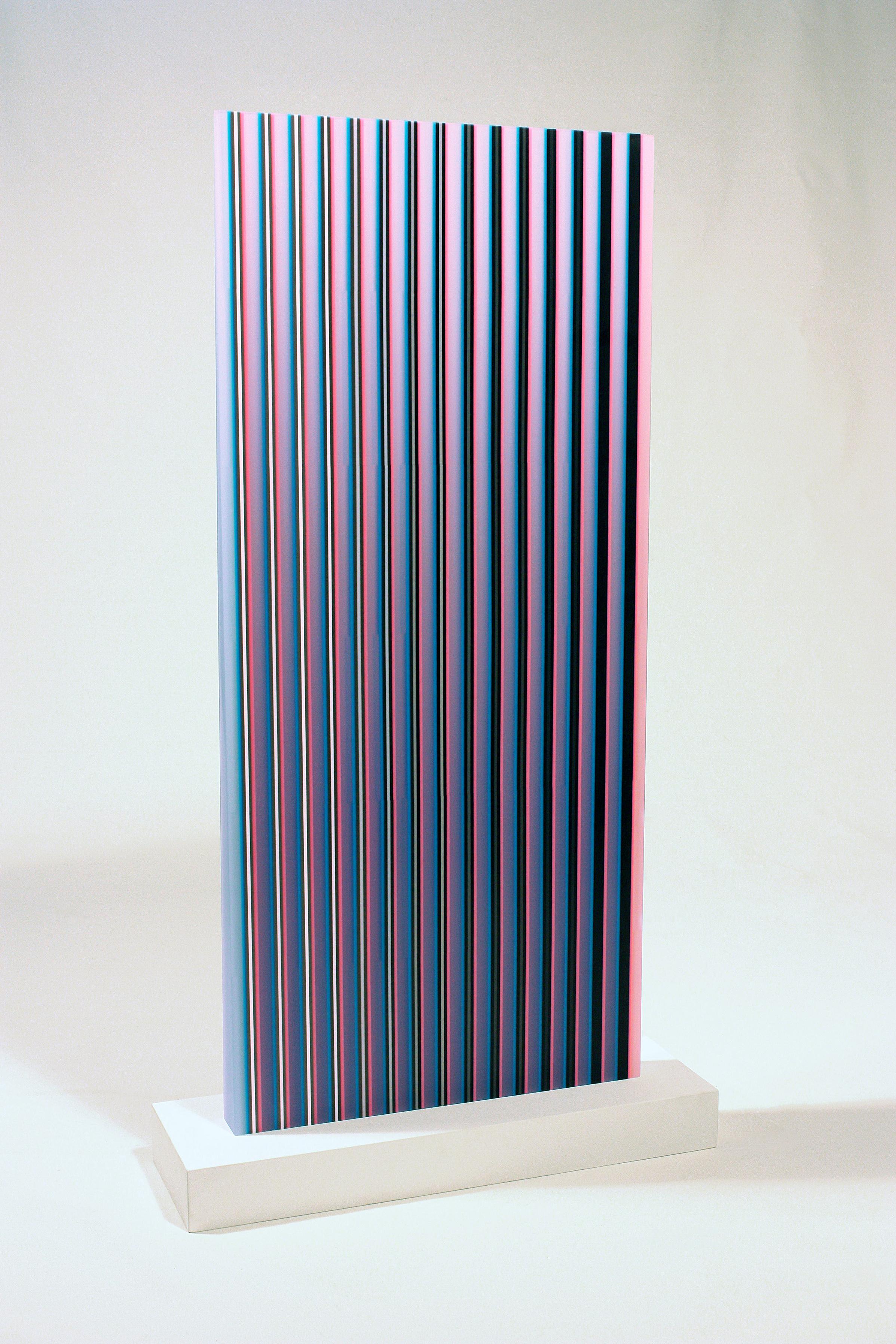 Black Pink Blue Wedge - Art by Eric Zammitt