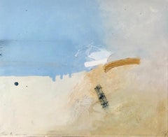 Keith Purser, Sahara. Abstract, landscape painting, coastal, gestural, signed