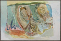 Late Summer Evenings - very large abstract painting, large, France, colour