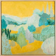 Richard Ballinger, Yellow Valley, 2020 landscape painting