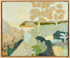 Richard Ballinger Steps to the Bay landscape oil painting 2020-21