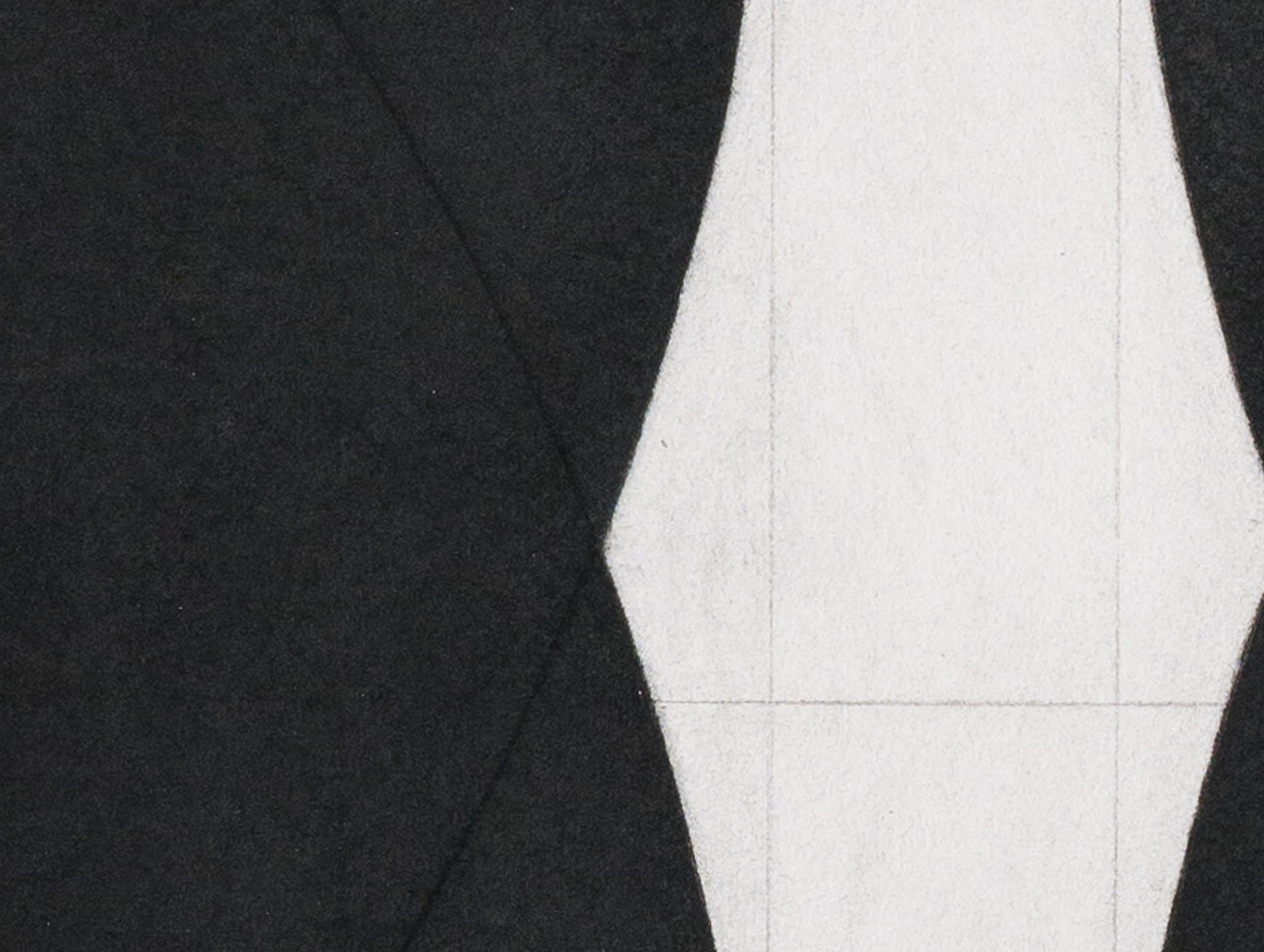 Der schwarze Robe (Geometrische Abstraktion), Art, von Mark Pomilio